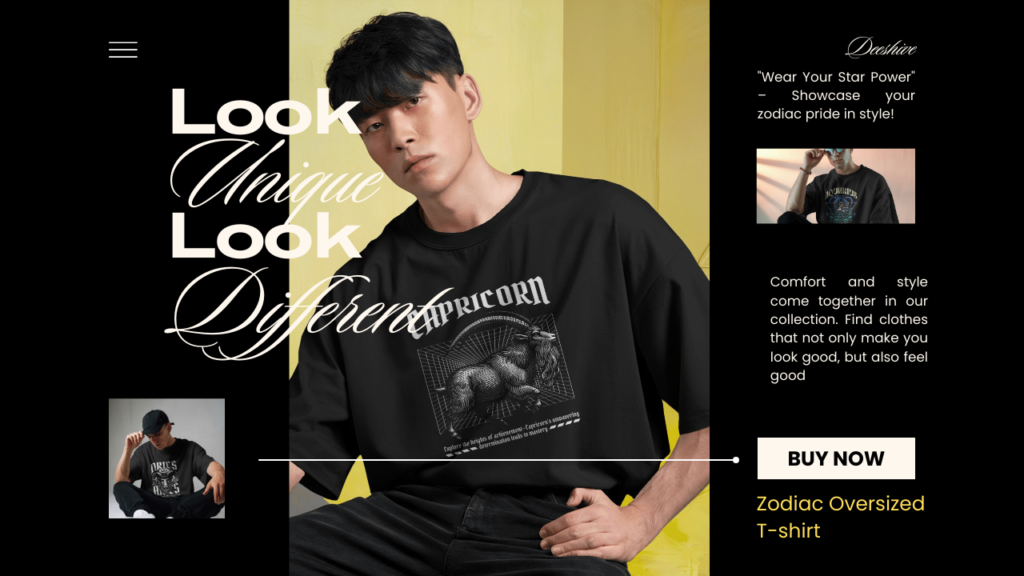 Zodiac Oversized tshirt