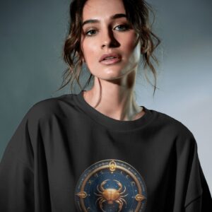 Cancer Zodiac Oversized T-Shirt