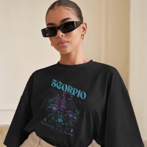 Oversize Scorpio Zodiac T