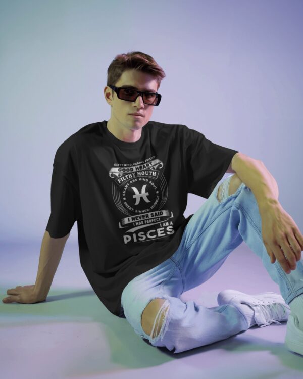 Pisces Zodiac Oversized T-Shirt