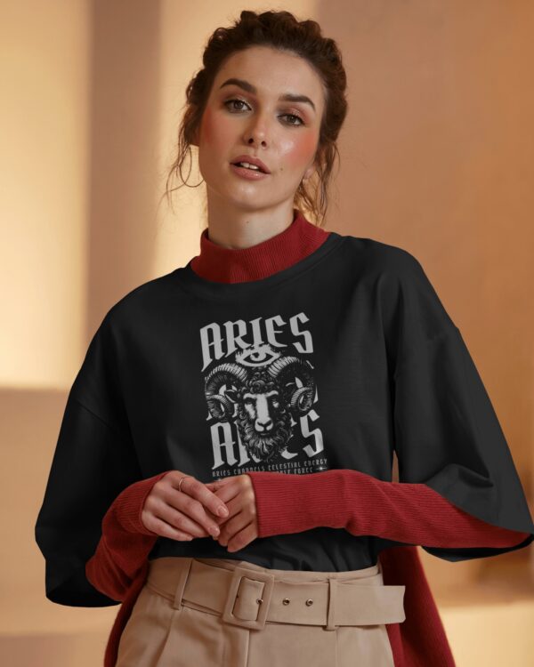 Aries Zodiac Oversized T-Shirt
