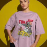 Tom and Jerry Oversized T-Shirt for Women