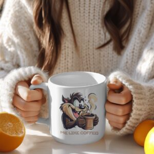 Me Love Coffee ceramic mug