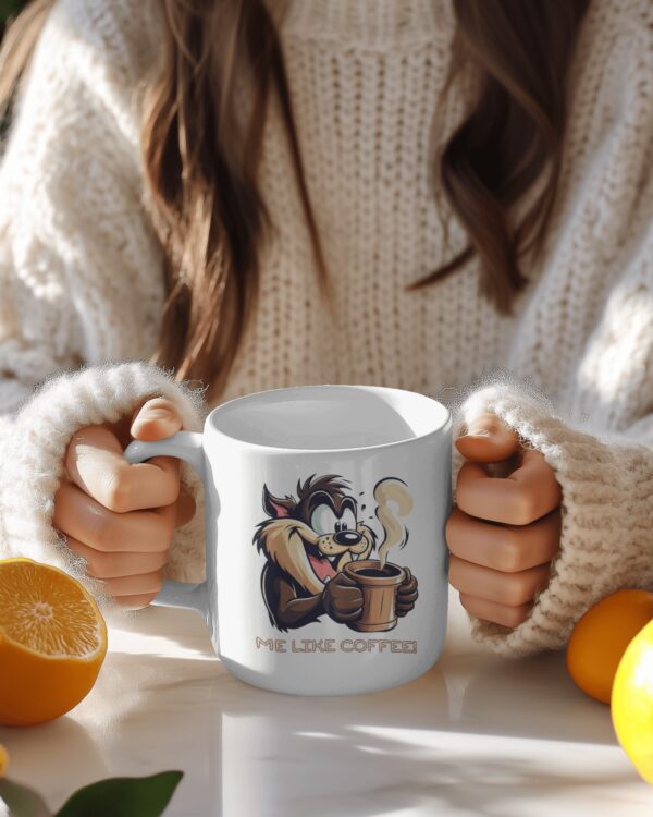 Me Love Coffee ceramic mug