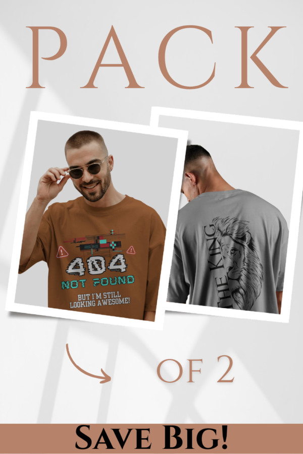 Pack of 2 tees
