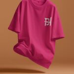 Plain Oversized Magenta T-Shirt