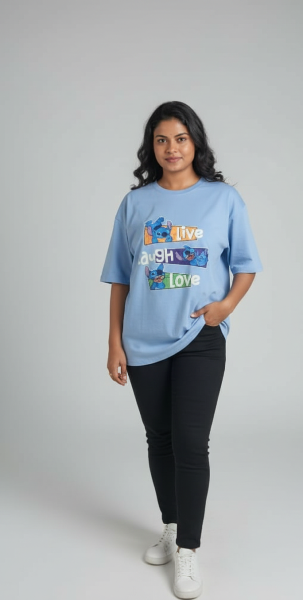 Live Laugh Love Oversized T-shirt