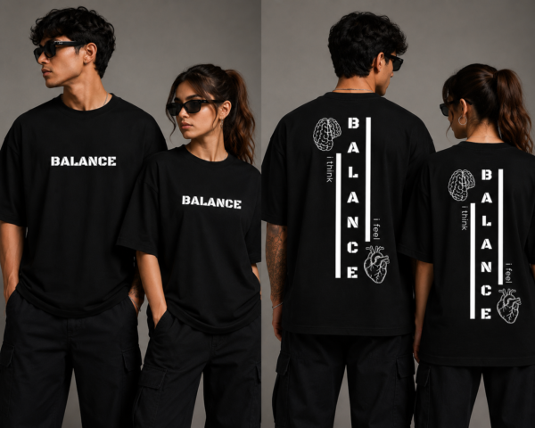 Balance Oversized T-Shirt Deeshive