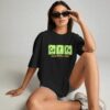Oversized coffee graphic tee