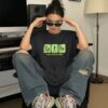 Oversized coffee graphic tee