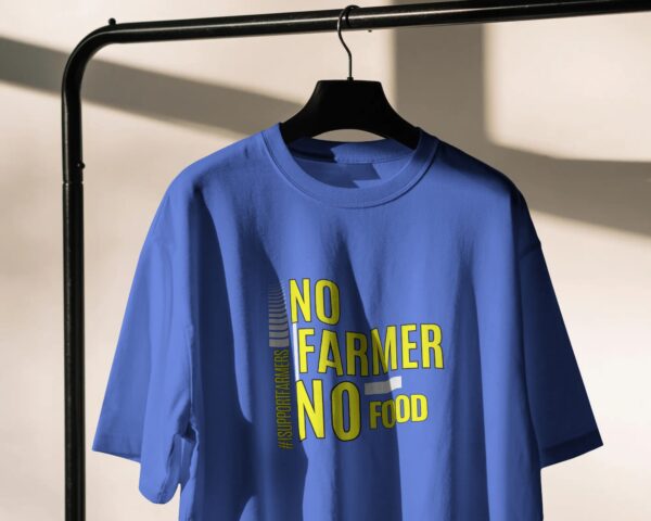 No Farmer No Food Oversized T-Shirt