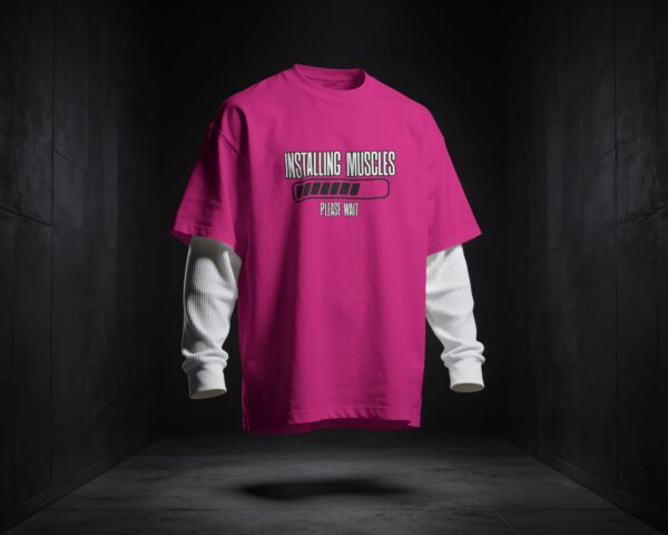 Installing Muscles Oversized T-Shirt