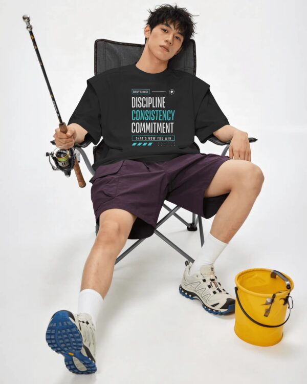 Discipline Consistency Commitment Oversized T-Shirt