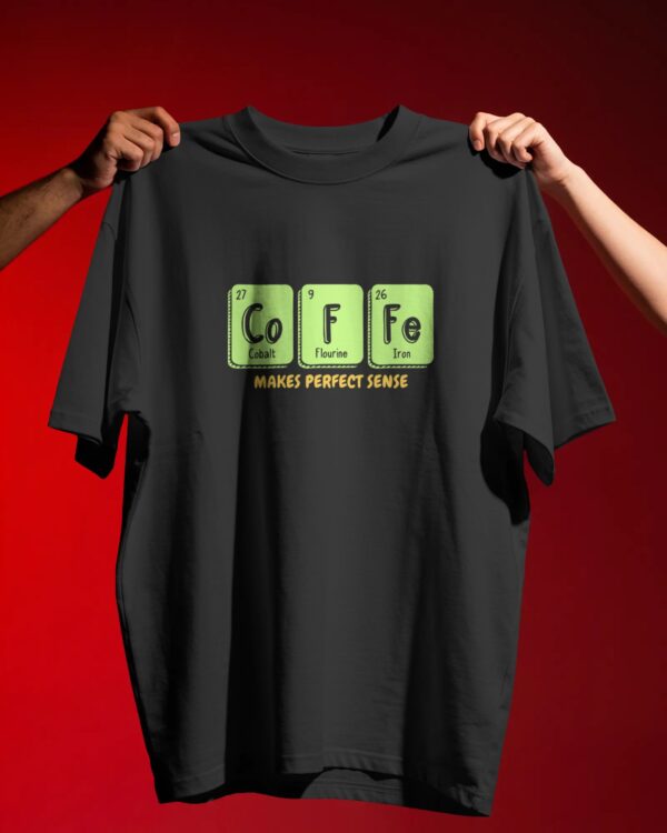 Oversized coffee graphic tee