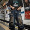 Set Goals Take Action Stay Focused Oversized T-Shirt
